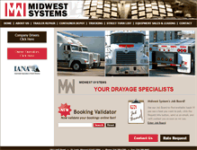 Tablet Screenshot of mwsystems.com